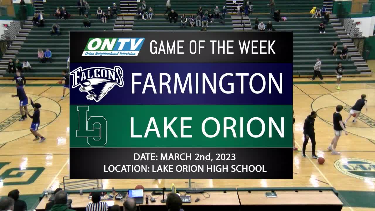 Boys Basketball v Farmington 3-2-2023