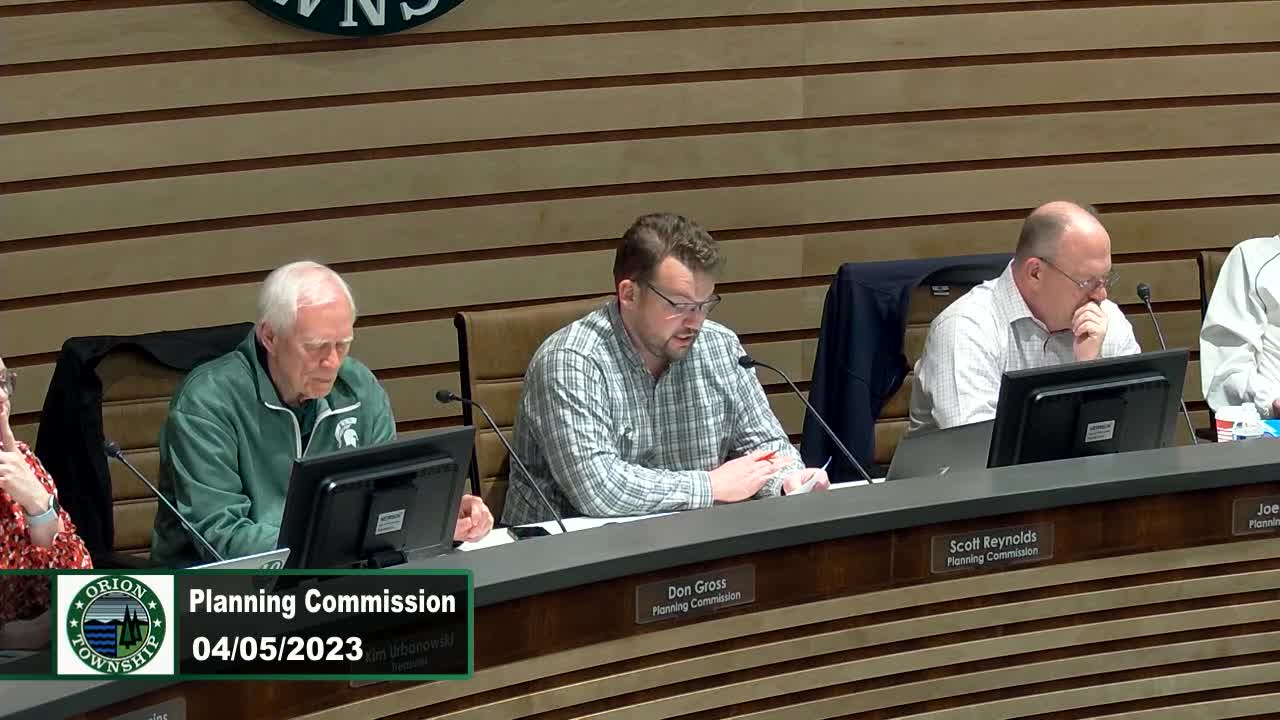 Township Planning Commission Meeting 4-5-2023