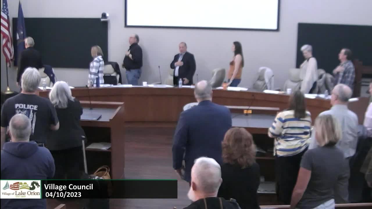 Village Council Meeting 4-10-2023