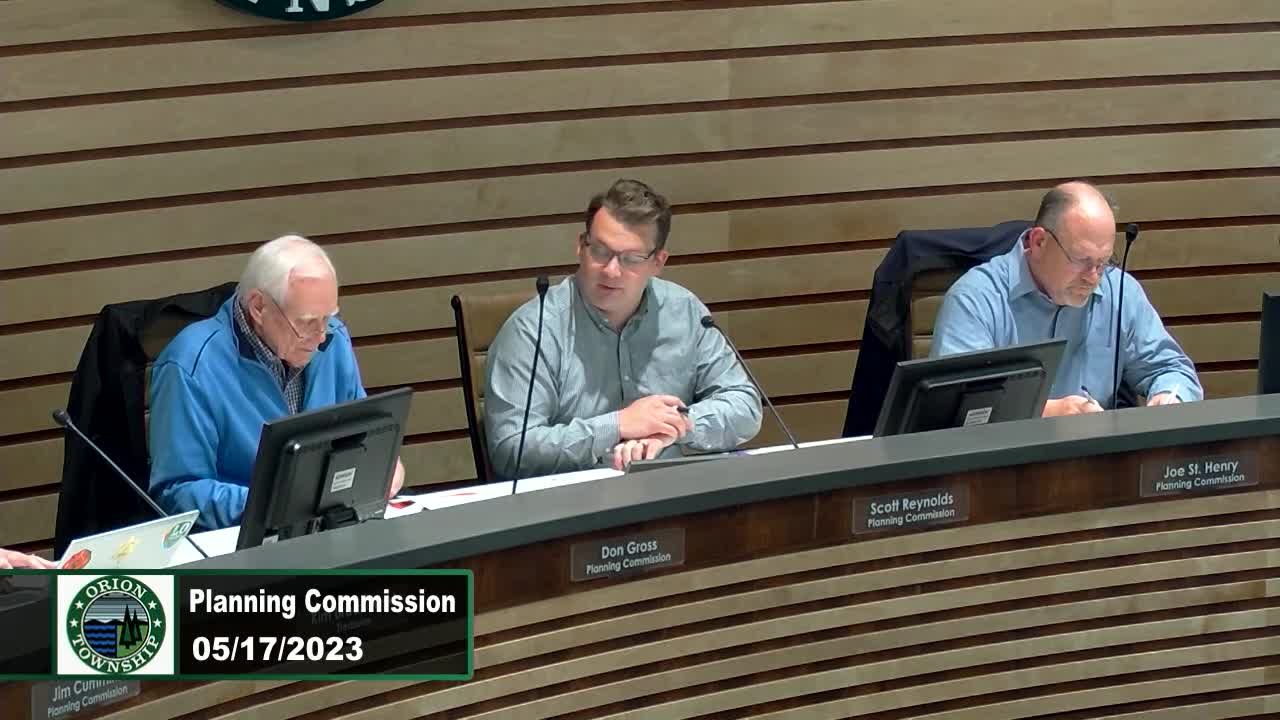 Township Planning Commission Meeting 5-17-2023