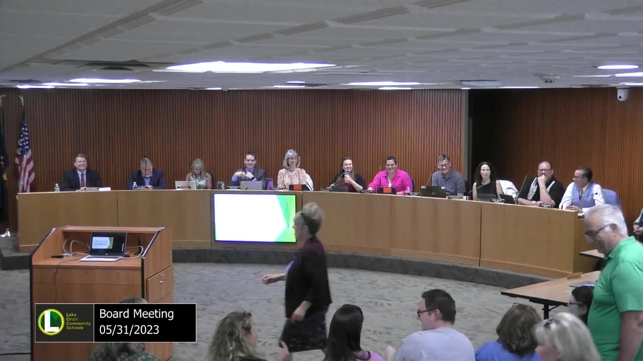 School Board Meeting 5-31-2023