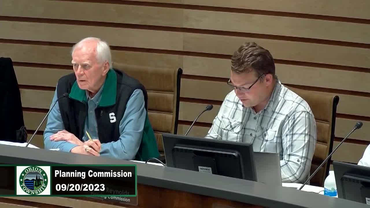 Township Planning Commission Meeting 9-19-2023