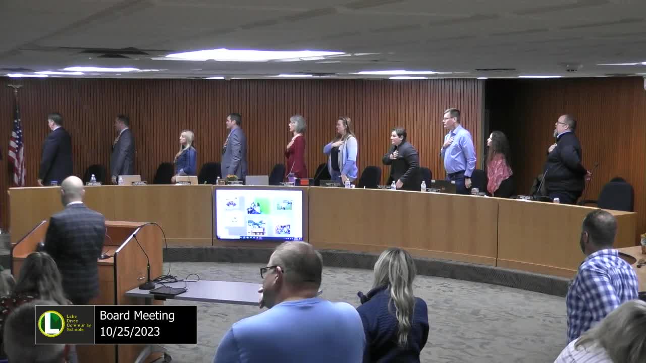 School Board Meeting 10-25-2023