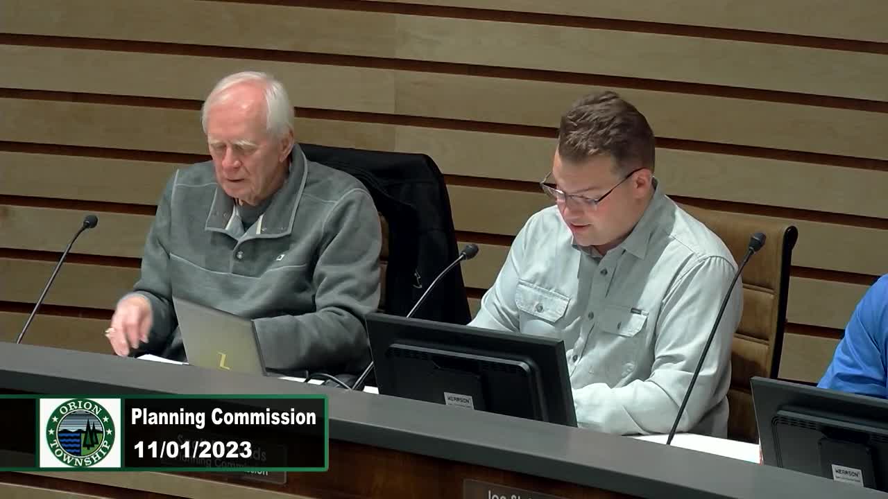 Township Planning Commission 11-1-2023