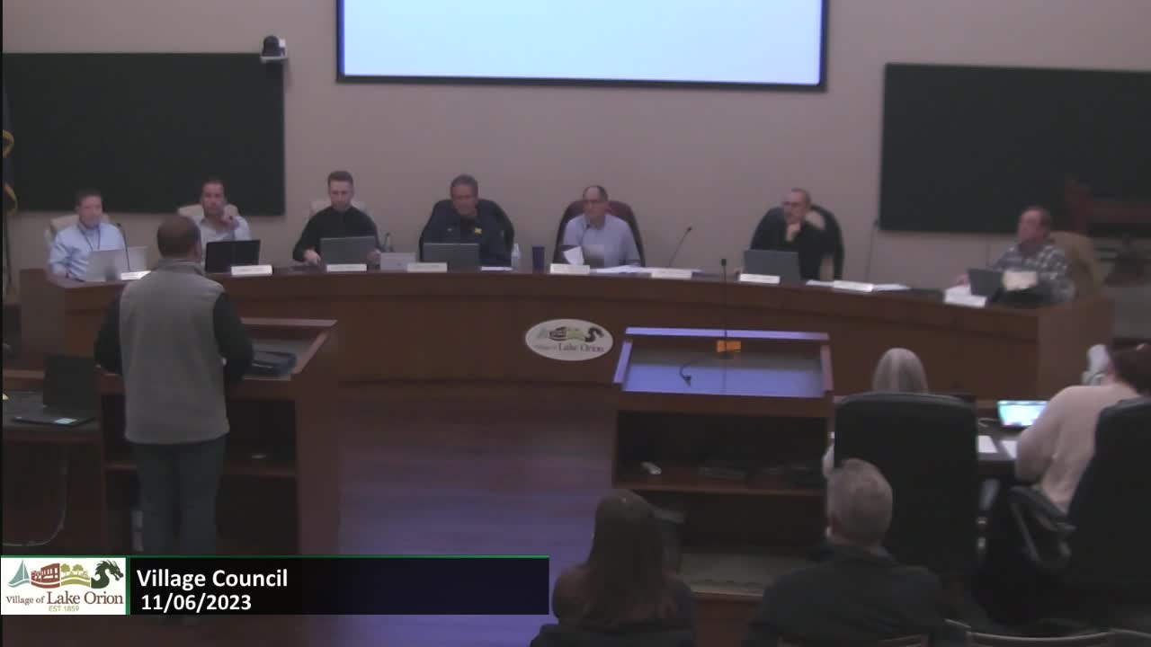 Village Planning Commission Meeting 11-06-23