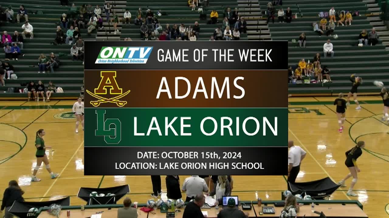 Thumbnail image for Volleyball vs Rochester Adams 10-15-24
