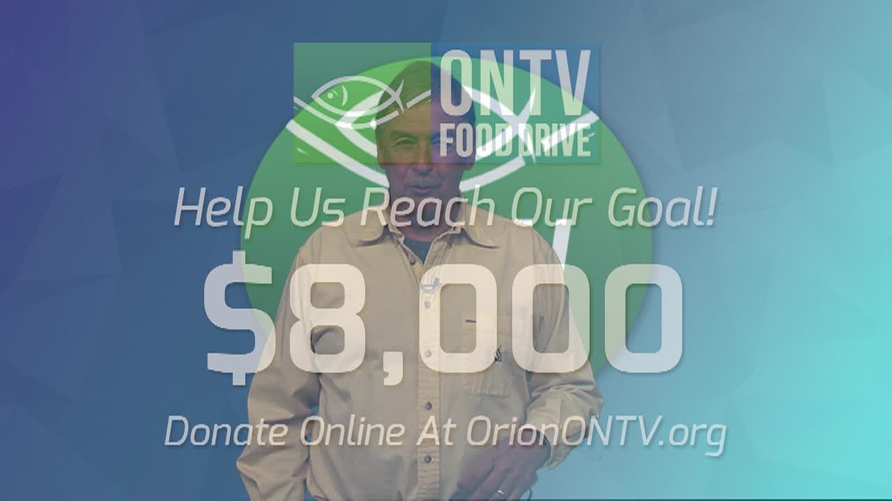 Thumbnail image for ONTV Food Drive Prime Time Special - DONATE at orionontv.org