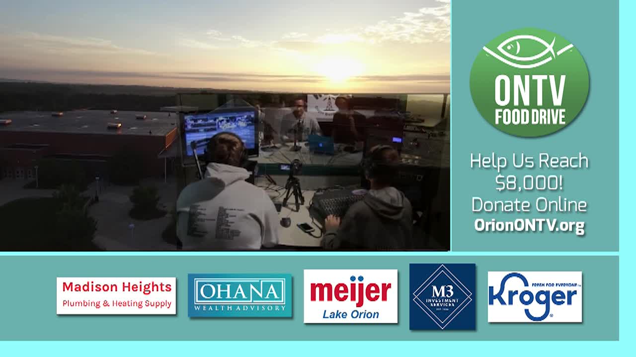 Thumbnail image for ONTV Food Drive - Donate @ OrionONTV.org