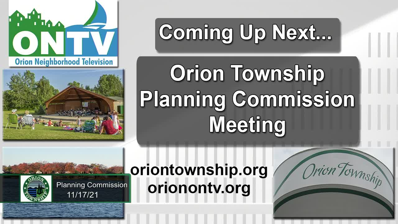 Township Planning Commission Meeting 11-17-2021