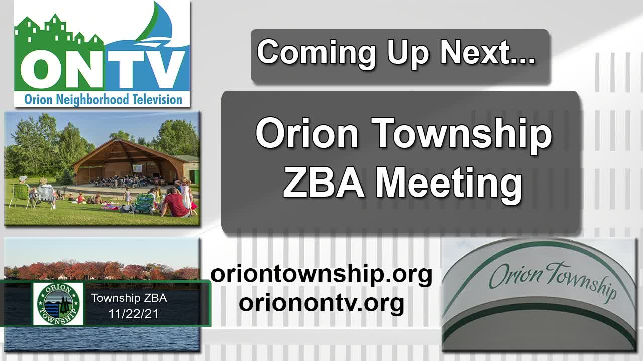 Township ZBA Meeting 11-22-2021