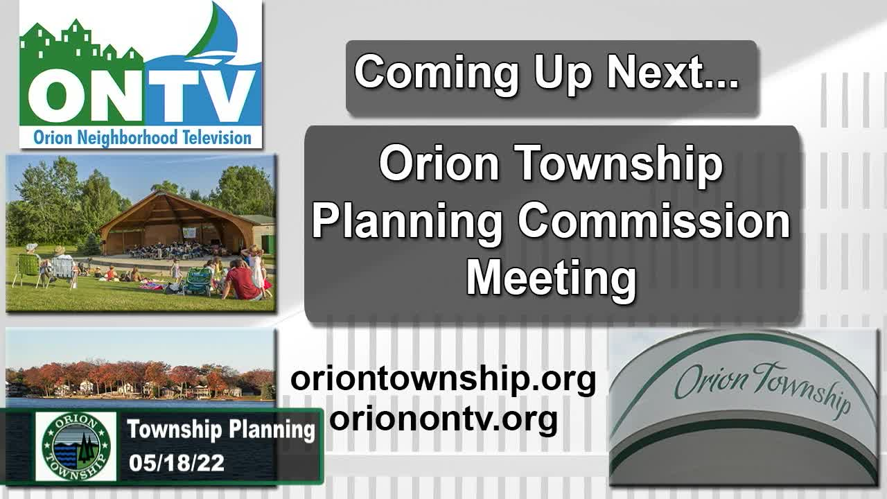 Township Planning Commission Meeting 5-18-2022