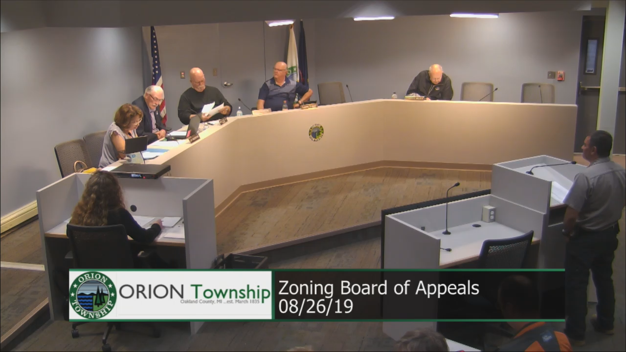 Thumbnail image for Township ZBA Meeting 08/26/19