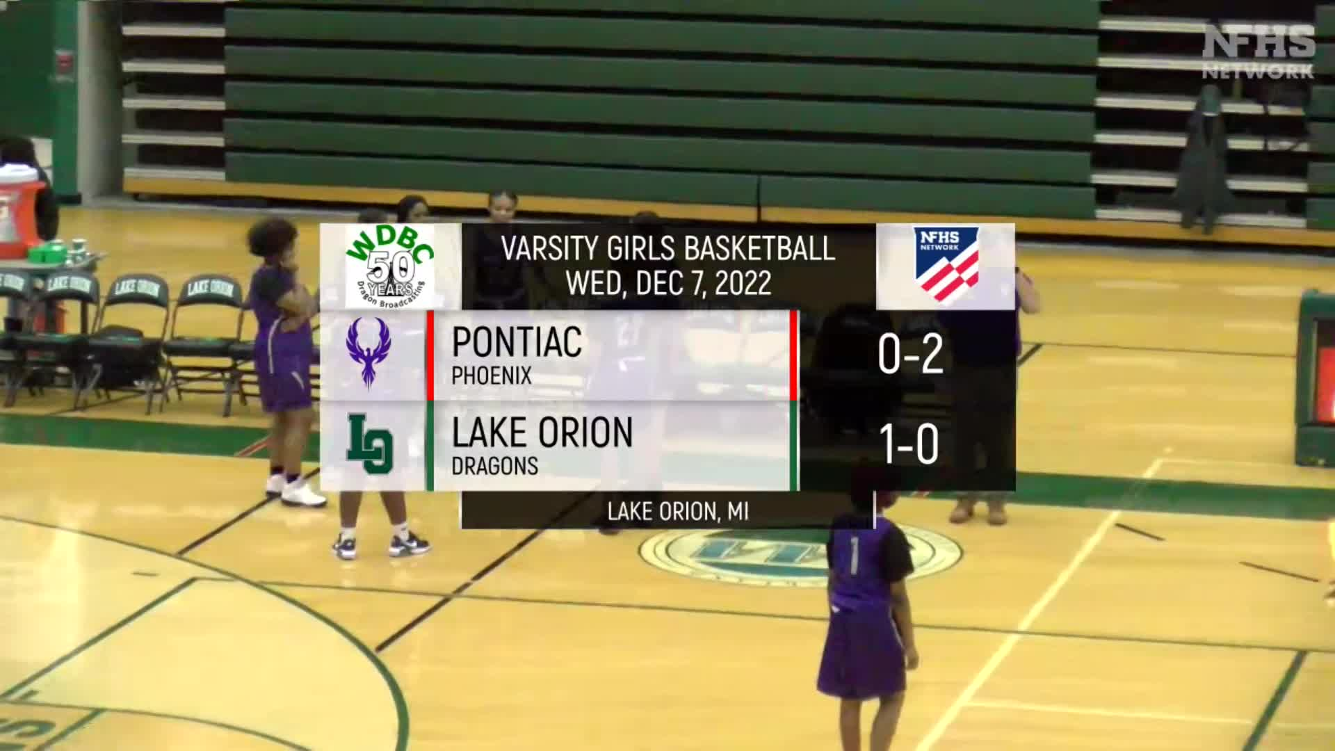 Girls Basketball vs Pontiac 12-7-22