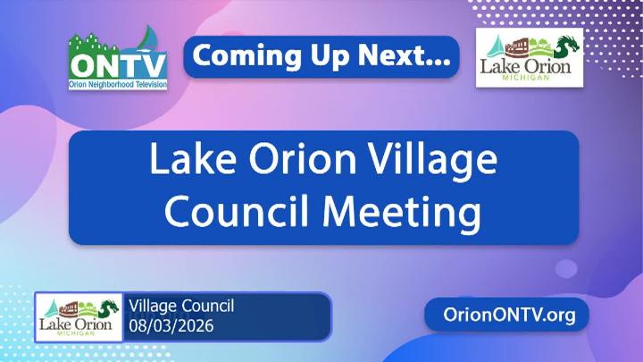 Thumbnail image for Village Council Special Meeting 8-3-2026