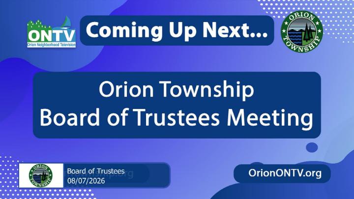 Thumbnail image for Township Board Special Meeting (8/7/26)