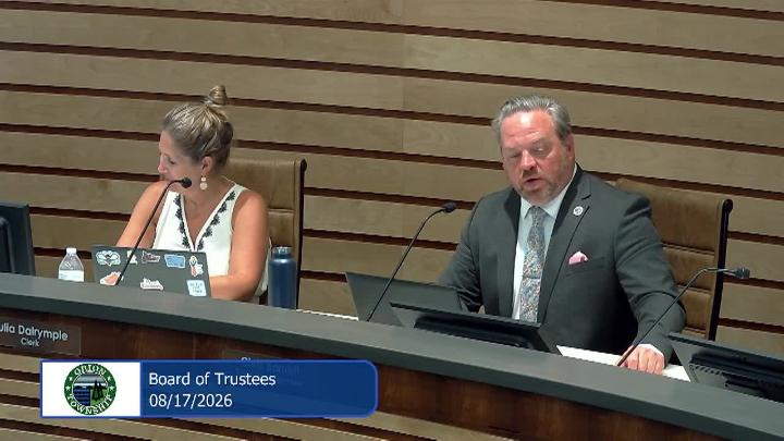 Thumbnail image for Township Board Meeting 8-17-2026