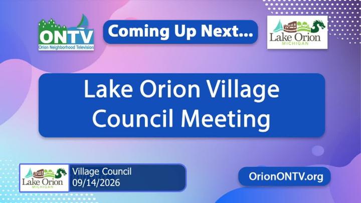 Thumbnail image for Village Council Meeting 9-14-2026