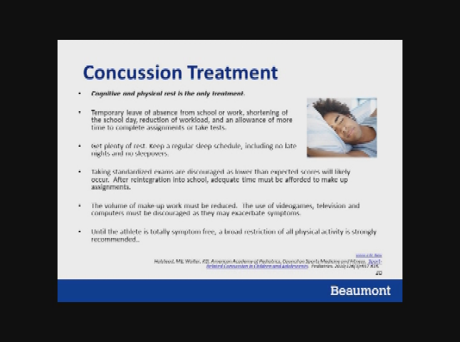 Beaumont Health: Concussions